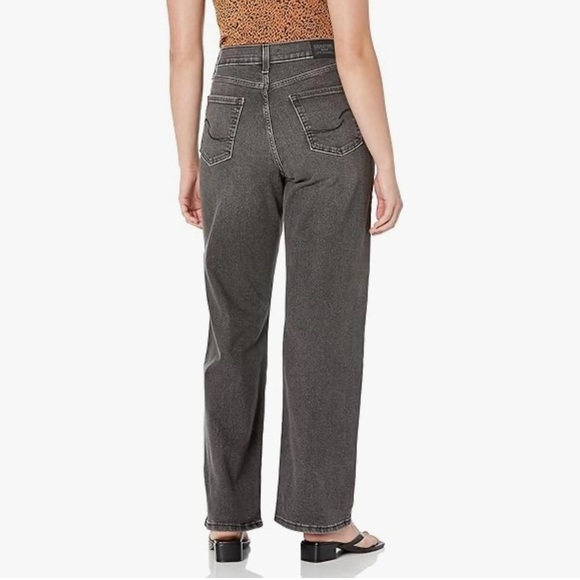 Levi Signature Gold Heritage High-Rise Loose Straight Jeans, Black Size 14 / W32 - Picture 2 of 7